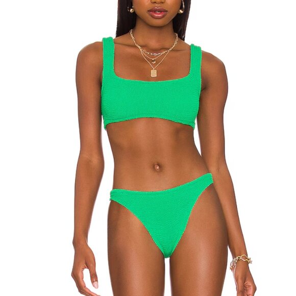 Hunza G Xandra Bikini Set in Emerald - Picture 1 of 5